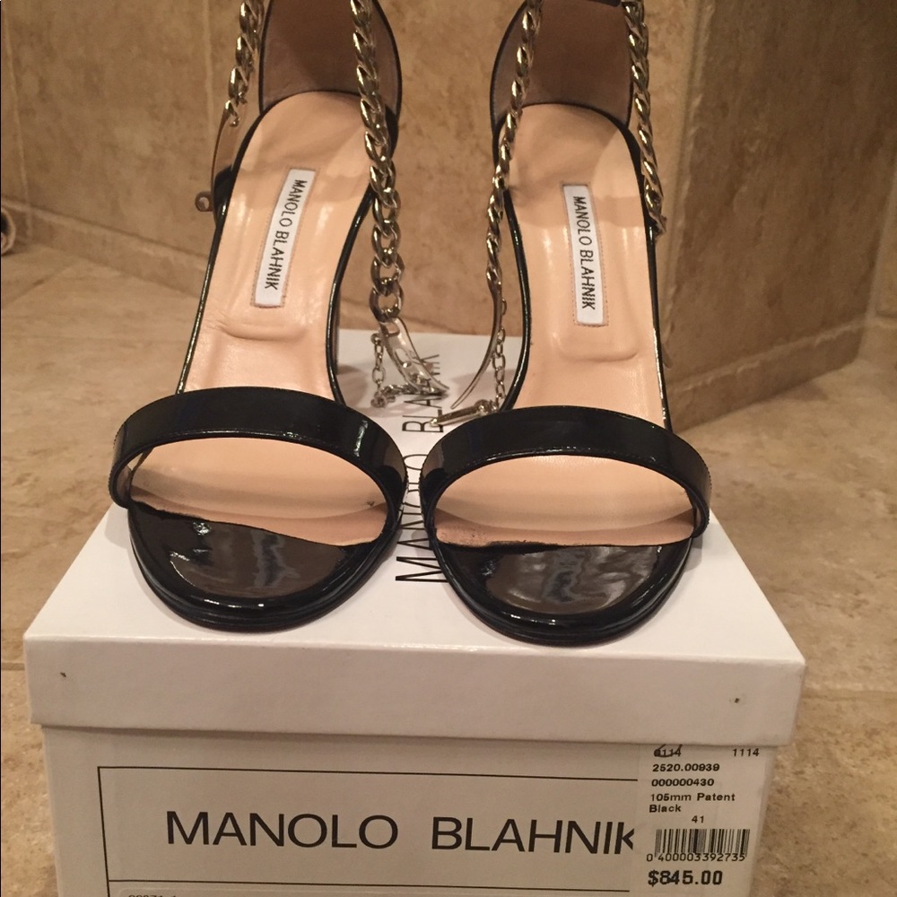 Manila Blahnik Chaos Chain Pumps - Picture 4 of 5